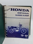 1979 - 1982 Honda XL500S XL500R Shop Manual Oem Service Repair W/ Binder. Fixed Price $69.95.
