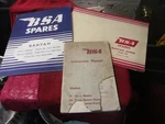 Bsa Bantam Super D1 D5 Spares Parts Books & Instruction Manual 021226. Fixed Price $25.00.