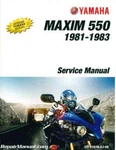 1981-1983 Yamaha XJ550 Seca And Maxim Motorcycle Service Manual : LIT-11616-X.... Fixed Price $124.83.