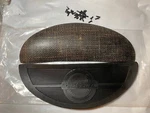 Harley Knucklehead Panhead Half Moon Canvas Back Footboard Mats '40-65 W/ Rivets. Fixed Price $79.95.