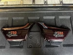 Honda CB750 Custom Side Cover Set 79 80 81 82 Original Paint Pinstripe Emblems. Fixed Price $225.00.