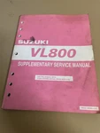 2004 Suzuki VL800 Factory Supplementary Service Manual, Part # 99501-38080-01E. Fixed Price $9.99.