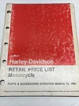 Harley Davidson 1980 Confidential Retail Price Book Oem 99420-80A Robison Hd Amf. Fixed Price $24.99.