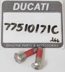 2 New Genuine Ducati Motorcycle 5X16 Screw Bolt Factory Hardware Oem 77510171C. Fixed Price $10.00.