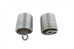 Chrome Auxiliary Seat Spring Set For Harley-davidson. Fixed Price $47.99.
