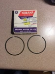 Yamaha YZ250 Piston Ring Set Oem Nos 56A-11601-30 .75 Over. Fixed Price $21.00.