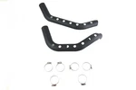 Drilled Heat Shield Set Black For Harley-davidson. Fixed Price $93.99.