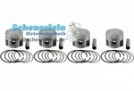 Honda Kit - 2ND Oversize Os +0.50/PISTON Rings. Fixed Price $590.38.