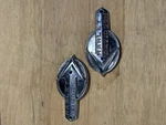 1959-1960 Harley-davidson Panhead Tank Badges. Original Pair 61774-59/61773-59. Fixed Price $333.00.