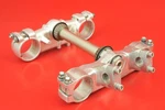 1989 1990 Suzuki Triple Tree Steering Upper Lower Bar Fork Clamp. Fixed Price $99.99.