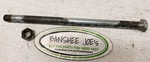 1973 Suzuki TC125 Pivot Shaft Swingarm Bolt #61211-28002. Fixed Price $22.99.