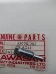 Kawasaki 43030-002 Adjust Lever Bolt Nos Vintage Oem. Fixed Price $21.22.