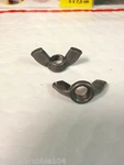 Harley Parkerized Battery Rod Wing Nuts 5/16-18 Knucklehead Vl Ul Wl Panhead Jd. Fixed Price $10.95.