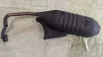 2020-2025 Vespa Primavera Exhaust Pipe No Hardware Oem ITMD10873 With Flange. Fixed Price $50.00.