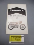 Vintage Yamaha Big Bear Scrambler 250 Nos Oem Owners Riders Manual. Fixed Price $74.95.