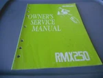 Suzuki Factory Owners Service Manual 99011-05D54-03A. Fixed Price $34.99.