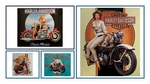 Genuine Harley-davidson 3D Tin Sign Pin Up Motifs Ande Rooney Usa. Fixed Price $39.31.