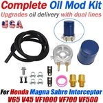 For 1983-86 Honda V65 V45 VF1000 VF700 VF500 Magna Sabre Interceptor Oil Mod Kit. Fixed Price $73.59.
