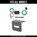 For 2006 Scion Xa 4 Pin Trailer Wire Plug & Bracket Fits All Models Curt Prong. Fixed Price $51.99.
