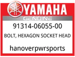 Yamaha Oem Part 91314-06055-00 Bolt, Hexagon Socket Head. Fixed Price $9.49.