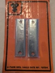 Harley Chrome Muffler Hanger Bracket Set Vtwin 31-0598. Fixed Price $10.00.
