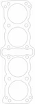 1984 Suzuki GSX1100EF 11241-00A10 Cylinder Base Gasket. Fixed Price $107.45.