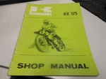 Kawasaki Factory Shop Manual 1974 KX125 99997-708. Fixed Price $20.99.