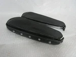 14+ Indian Motorcycles Driver Floorboards W/ Studded Black Leather Trim. Fixed Price $279.99.