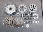 1979-81 Kawasaki KDX80 Clutch Basket Hub Pressure Plate Discs. Fixed Price $110.00.