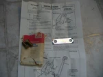 Harley 93339 Brake Control Mounting Lockplate And High Grade Bolts. Fixed Price $10.00.