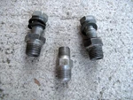 Harley Knucklehead 36-41 El Rocker Box & Cam Cover Oilfittings + Banjo Bolts Oem. Fixed Price $99.00.