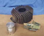 1971-72 Yamaha JT1/JT2 Mini-enduro 60CC Std Cylinder With 1ST Over Piston & Pin. Fixed Price $279.00.