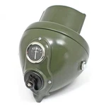 Vintage Motorcycle Headlamp Unit Lucas DU42 - Military Green Blackout Hood. Fixed Price $157.95.