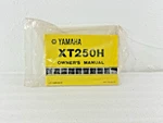 Yamaha XT250H Owner's Manual 3Y1-28199-11 LIT-11626-02-23. Fixed Price $19.99.