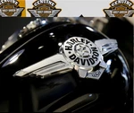 Oem 18-26 Harley Fatboy Tank Emblem Chrome 14100968 Left Side Blems. Fixed Price $39.95.