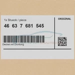 Genuine Bmw 46637681545 - Cover With Gasket. Fixed Price $86.18.