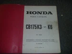 1969-1972 Honda CB175 K3-K6 Motorcycle Parts Catalog Manual Xz. Fixed Price $113.93.