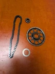 1985 - 1990 Kawasaki EN450 Ltd 454 Starter Chain. Fixed Price $14.99.