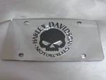 Harley Davidson Inspired Acrylic Mirror License Plate Made Usa. Fixed Price $49.99.