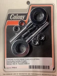 Colony Chrome Plated Rear Chain Adjusters #7703-2 Oem 39985-52. Fixed Price $24.98.