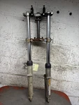 1976 Suzuki Apache Enduro Front Forks Triple Tree Needs Rebuilt. Fixed Price $129.95.