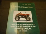 1999 2000 Polaris Scrambler 400 500 Atv Shop Service Repair Manual 9916280. Fixed Price $147.63.