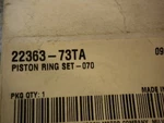 Eagle Iron Harley-davidson Nos Piston Rings 22363-73TA New. Fixed Price $15.90.