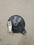 1977 Yamaha DT100 Rear Brake Hub Plate. Fixed Price $40.00.