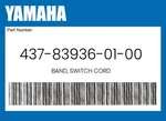Yamaha Genuine Band, Switch Cord 437-83936-01-00. Fixed Price $10.05.