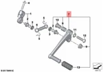 Genuine Bmw K71 K73 0B13 15 0B33 0B63 Gearshift Lever Silver 23417688853. Fixed Price $133.52.