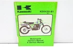 Oem Kawasaki 99963-0039-01 Owner's & Service Manual KDX420B1. Fixed Price $13.95.