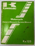 Kawasaki 99920-1164-01 KX125-B1 Owner's/service Manual. Fixed Price $17.60.
