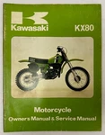 Kawasaki 99920-1085-01 KX80-A2/B2 Owner's Service Manual. Fixed Price $22.00.