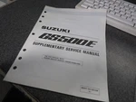 Suzuki Factory Supplementary Service Manual 1996 GS500 Et 99501-34120-03E. Fixed Price $19.94.